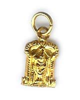 22kt Gold 'balaji pendant' 