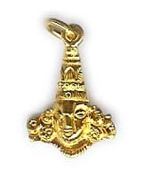 22kt Gold 'balaji pendant' 